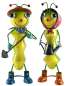 Preview: 2er Set Liebliches Raupenpaar Luise & Luis ca. 40 cm - Dekofigur